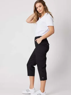 Santorini Cropped Pant - Black