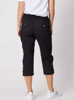 Santorini Cropped Pant - Black