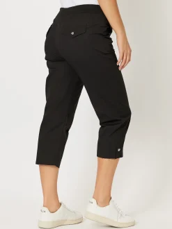 Santorini Cropped Pant - Black