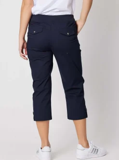 Santorini Cropped Pant - Navy