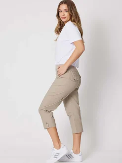 Santorini Cropped Pant - Natural