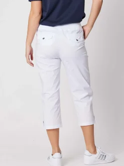 Santorini Cropped Pant - White