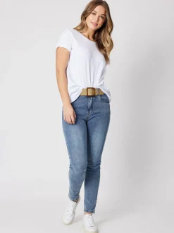 Sophie High Rise Slim Leg Jean - Denim