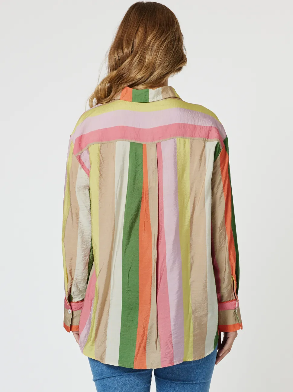 Spice Stripe Print Shirt - Spice