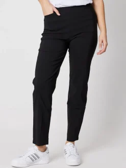 Stretch Full Length Bengaline Pant - Black