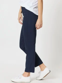 Stretch Full Length Bengaline Pant - Navy