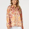Studio Floral Print Shirt - Fig