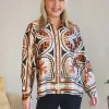 Studio Floral Shirt - Chocolate Multi