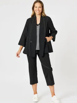 Tribeca Stitch Detail Jacket - Black