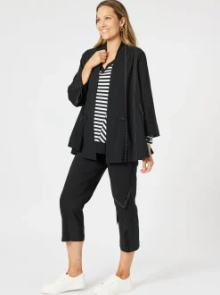 Tribeca Stitch Detail Jacket - Black