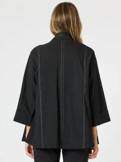 Tribeca Stitch Detail Jacket - Black