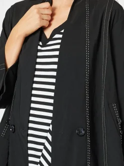Tribeca Stitch Detail Jacket - Black