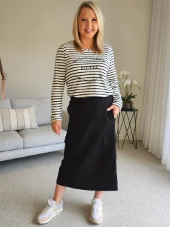 Urban Cargo Skirt - Black