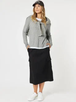 Urban Cargo Skirt - Black