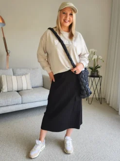 Urban Cargo Skirt - Black