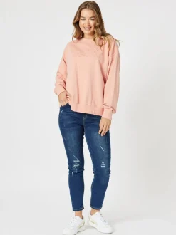 Voila Sweatshirt - Coral