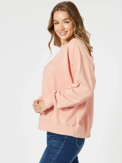 Voila Sweatshirt - Coral