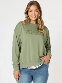 Voila Sweatshirt - Khaki