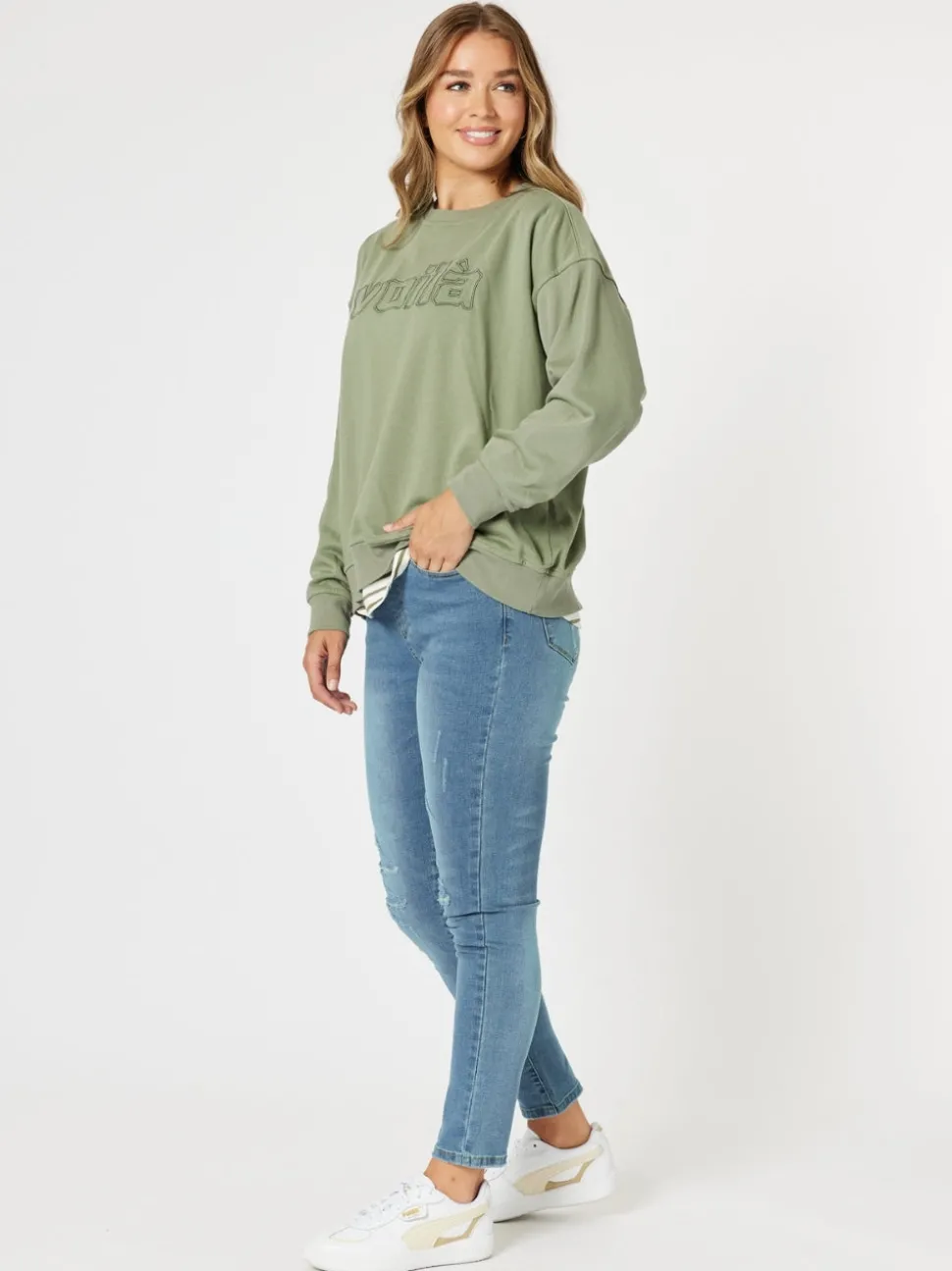 Voila Sweatshirt - Khaki