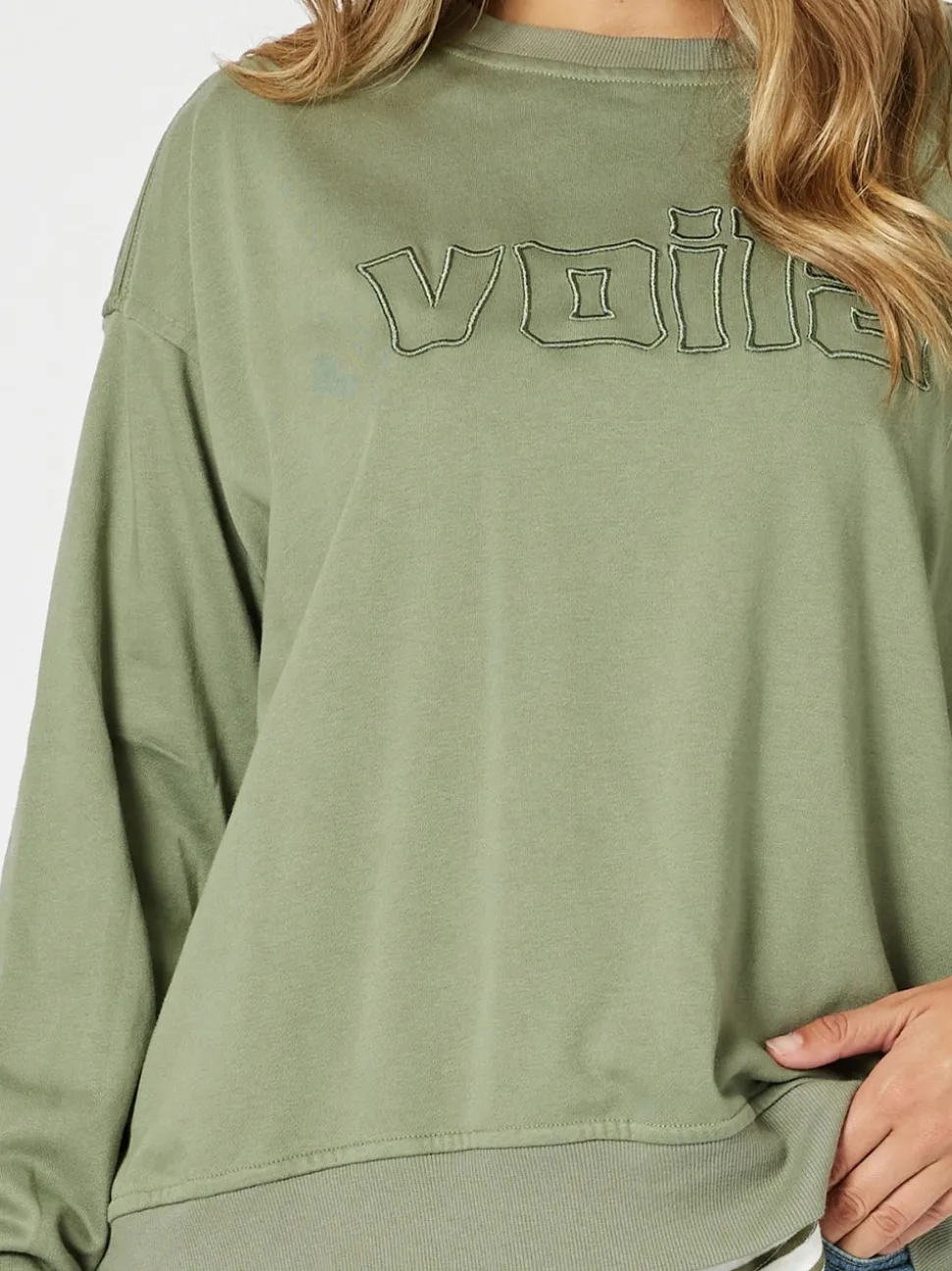 Voila Sweatshirt - Khaki